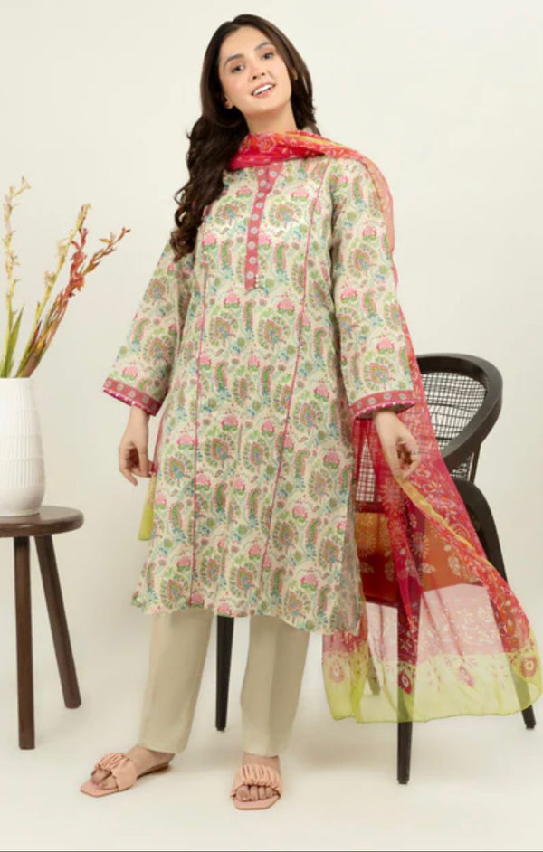 Zellbury Lawn Kurti