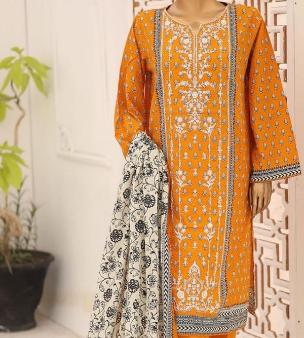 Orignal Bin Saeed Lawn 3-Piece Outfit