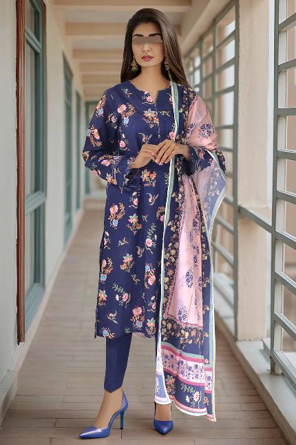 Saya Printed Lawn Stitched 3-Piece