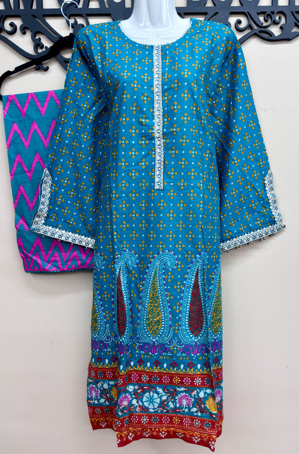 Original J. 2 pcs Lawn Print Outfit