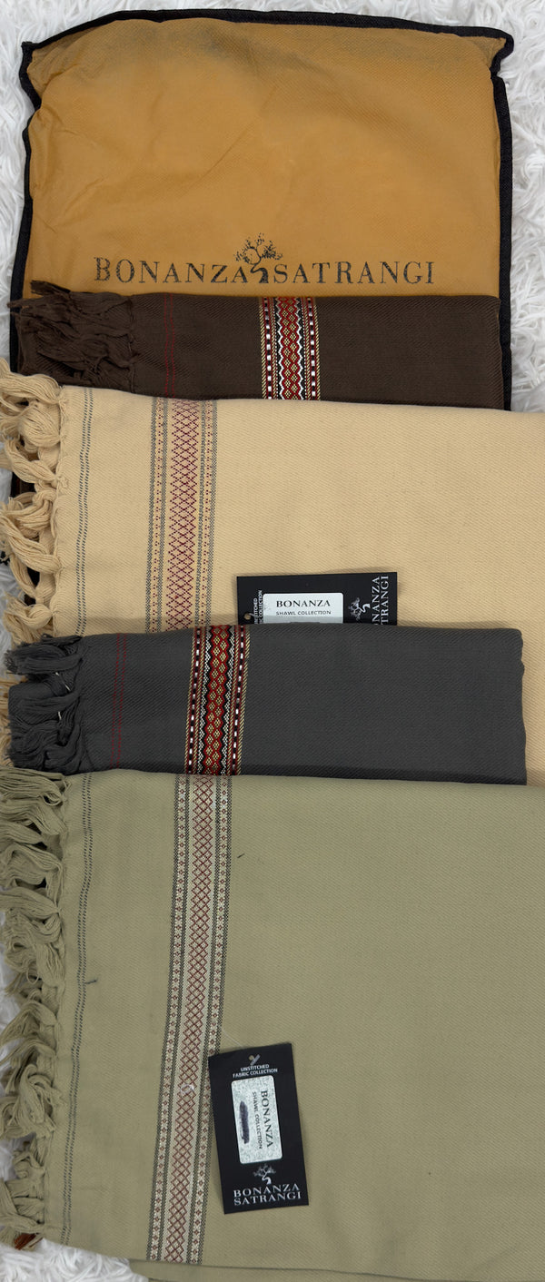 Original Bonanza Satrangi Pashmina Shawls for Men