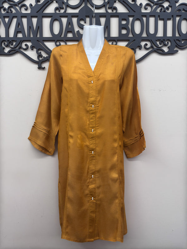 Gul Ahmed Raw Silk Kurti