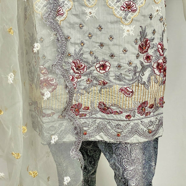 Cotton Embroidered Full Suit